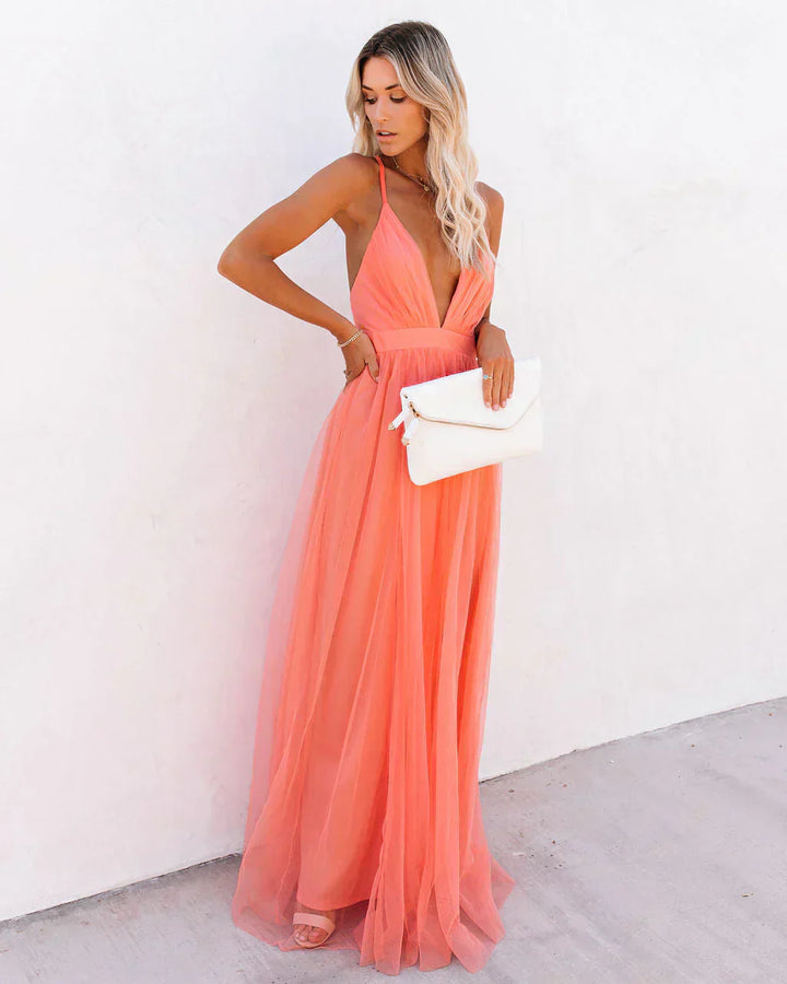 Women’s Summer Dress Flow Maxi | Evening