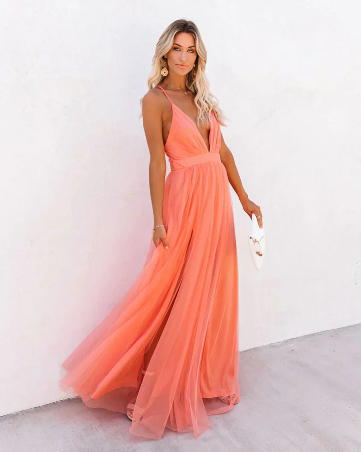 Women’s Summer Dress Flow Maxi | Evening