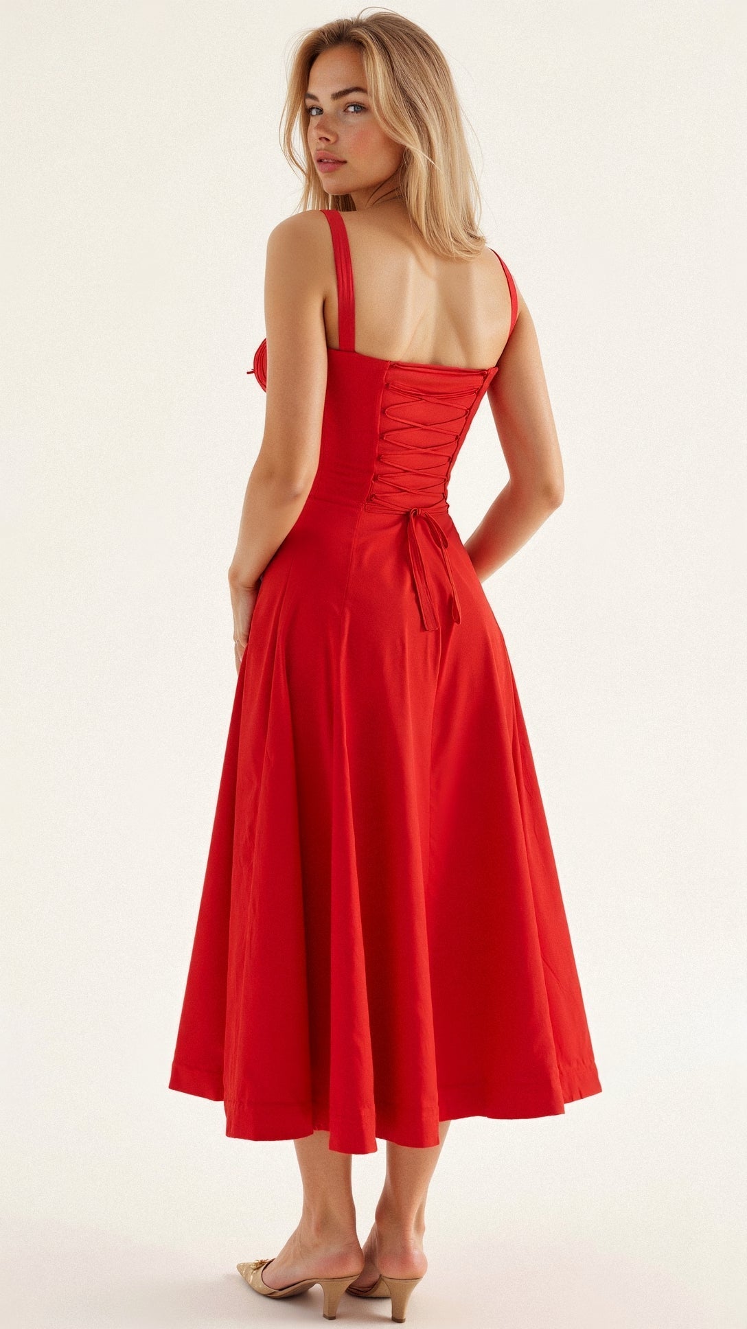 Women's Summer Dress Split Midi | Casual
