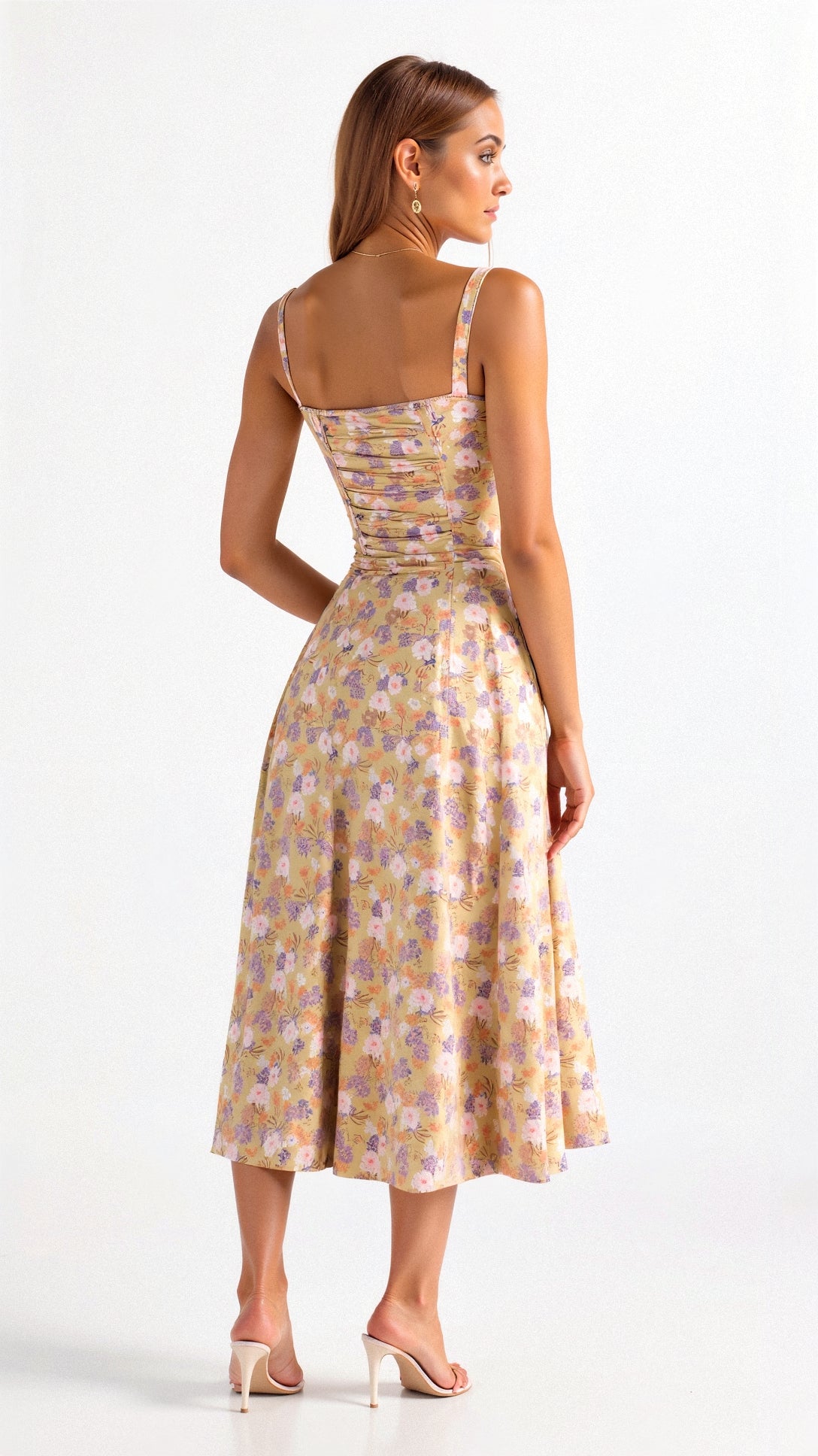 Women's Summer Dress Split Midi | Casual