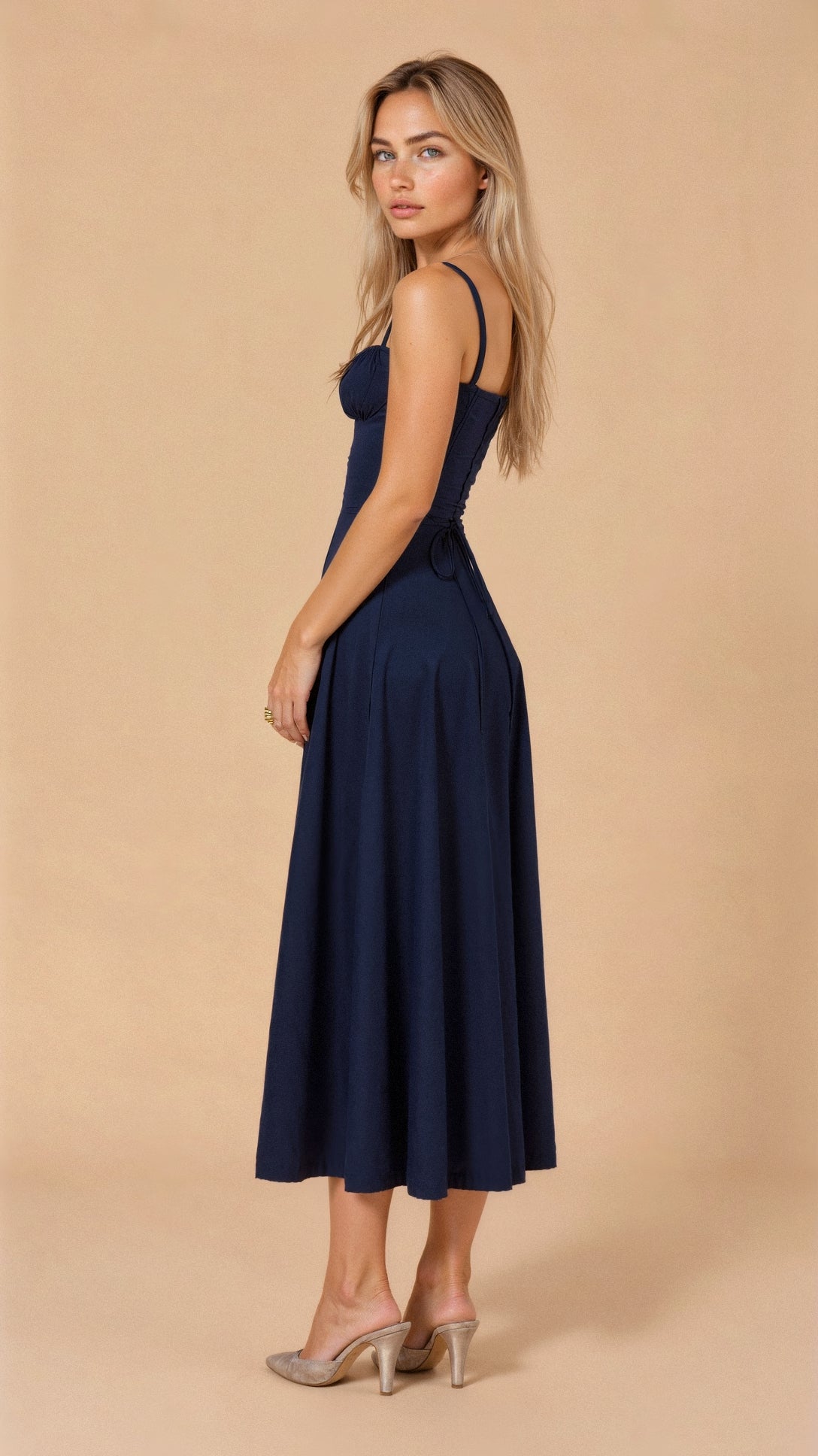 Women's Summer Dress Split Midi | Casual