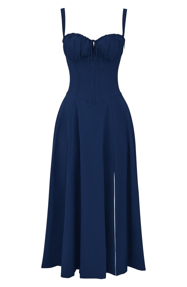 Women's Summer Dress Split Midi | Casual