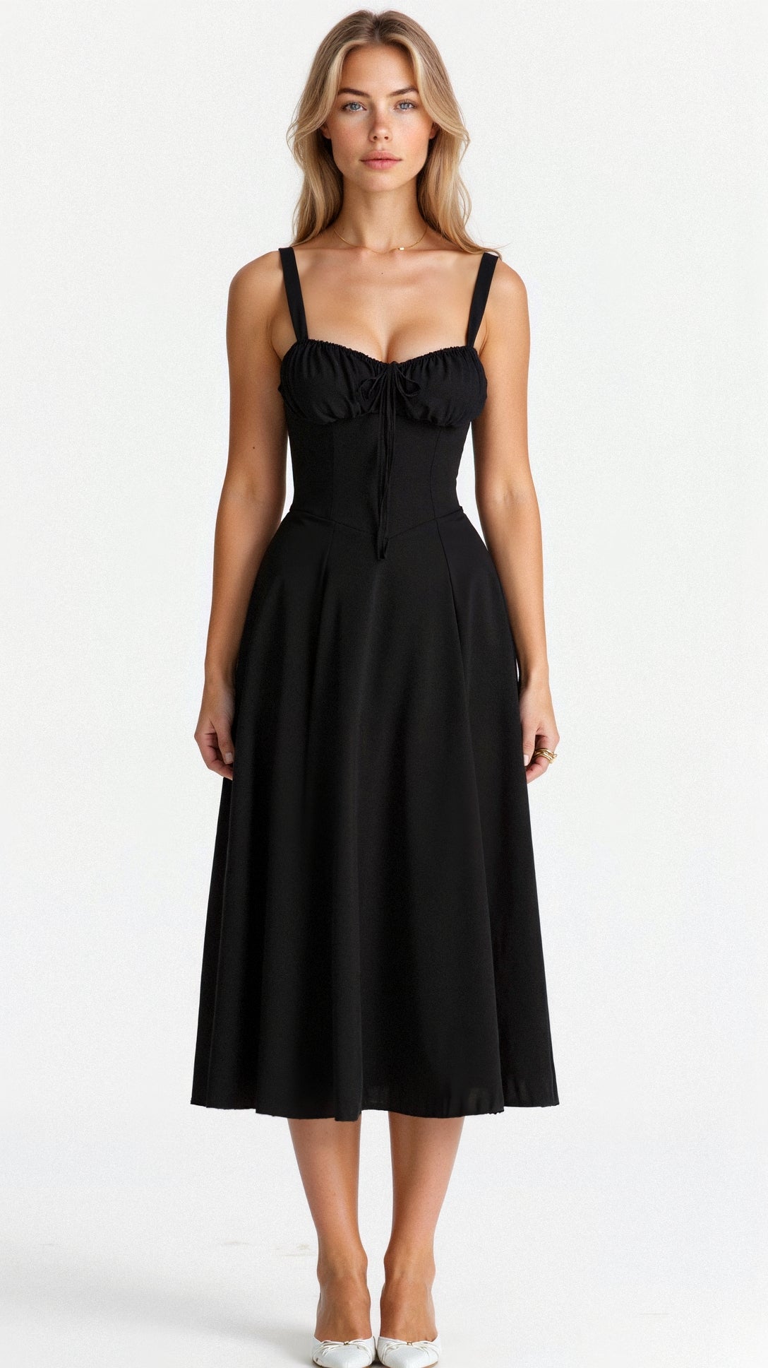 Women's Summer Dress Split Midi | Casual