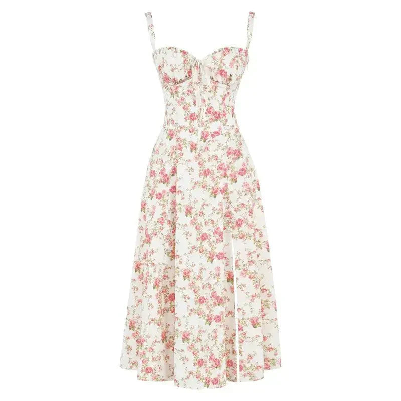 Women's Summer Dress Split Midi | Casual