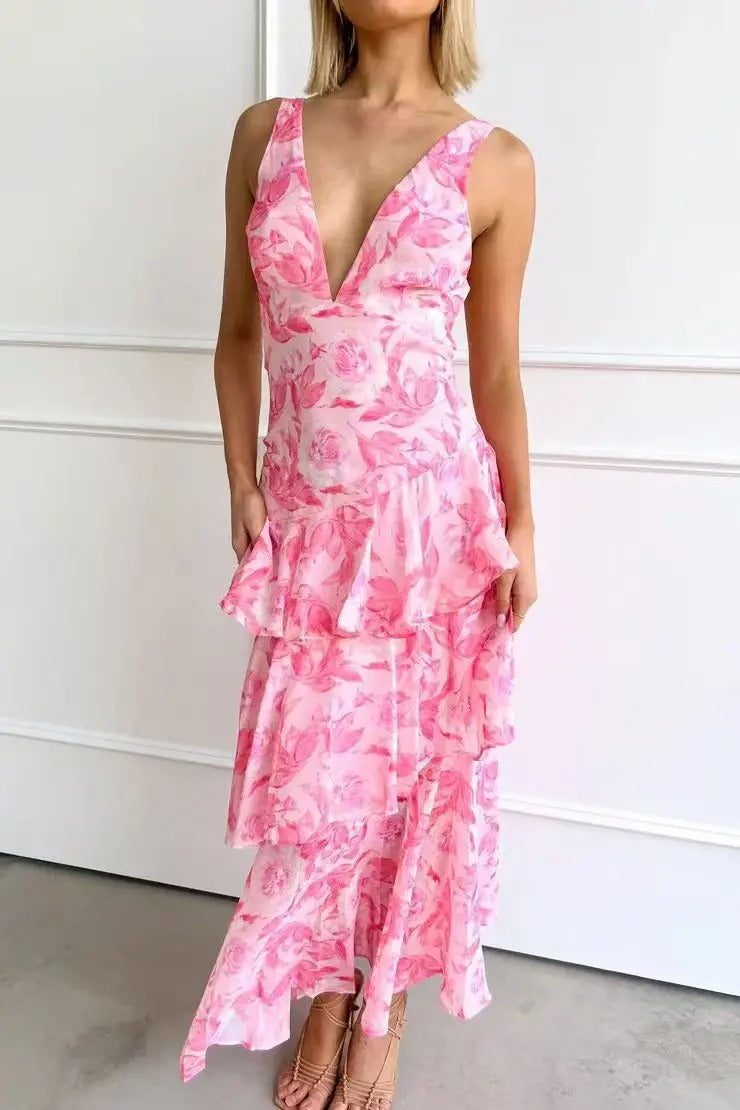 Women's Sundress Maxi Floral | Wedding Guest