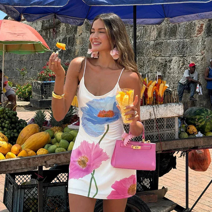 Women’s Sundress Mini Floral | Casual Beach Dress