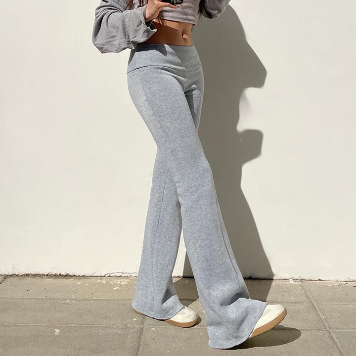 Women's Sweatpants with Low Rise & Flare Leg | Yoga