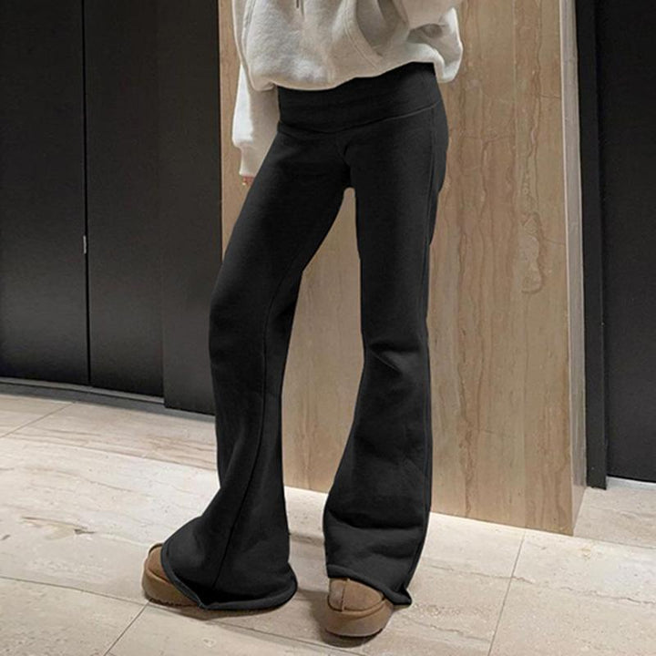 Women's Sweatpants with Low Rise & Flare Leg | Yoga