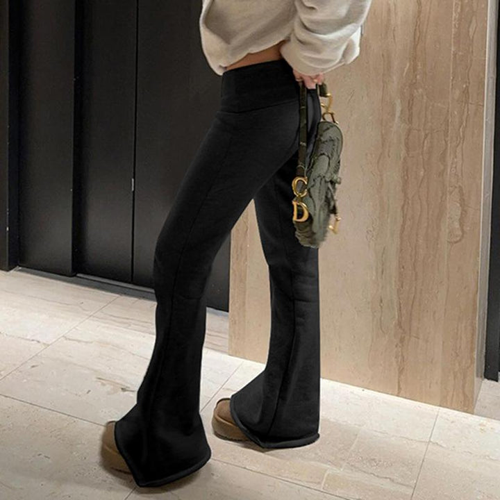 Women's Sweatpants with Low Rise & Flare Leg | Yoga