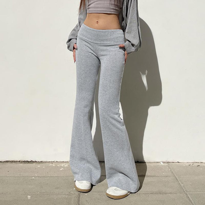 Women's Sweatpants with Low Rise & Flare Leg | Yoga