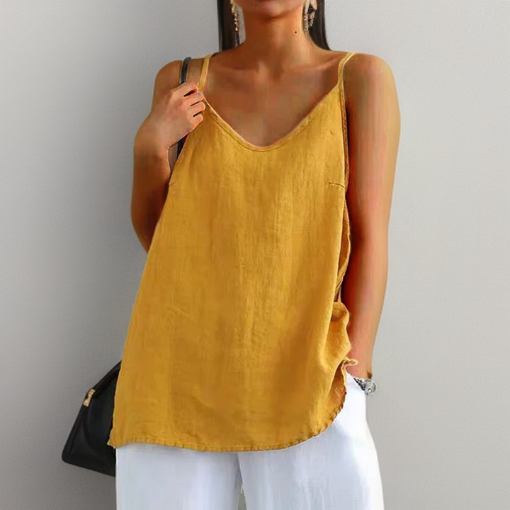 Women's Tank Top Round-Neck | Sleeveless
