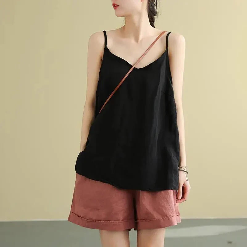 Women's Tank Top Round-Neck | Sleeveless