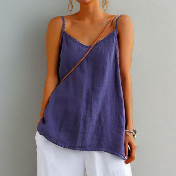 Women's Tank Top Round-Neck | Sleeveless