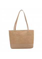 Women's Tote Bag Woven Large Shoulder | Casual