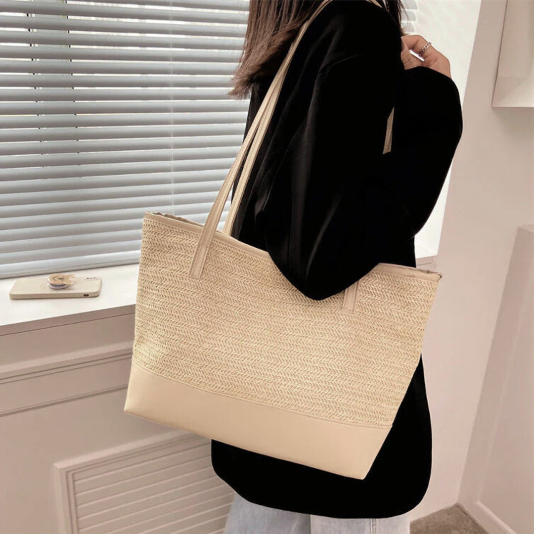 Women's Tote Bag Woven Large Shoulder | Casual