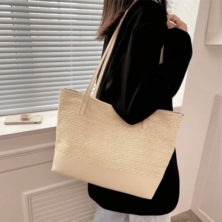 Women's Tote Bag Woven Large Shoulder | Casual