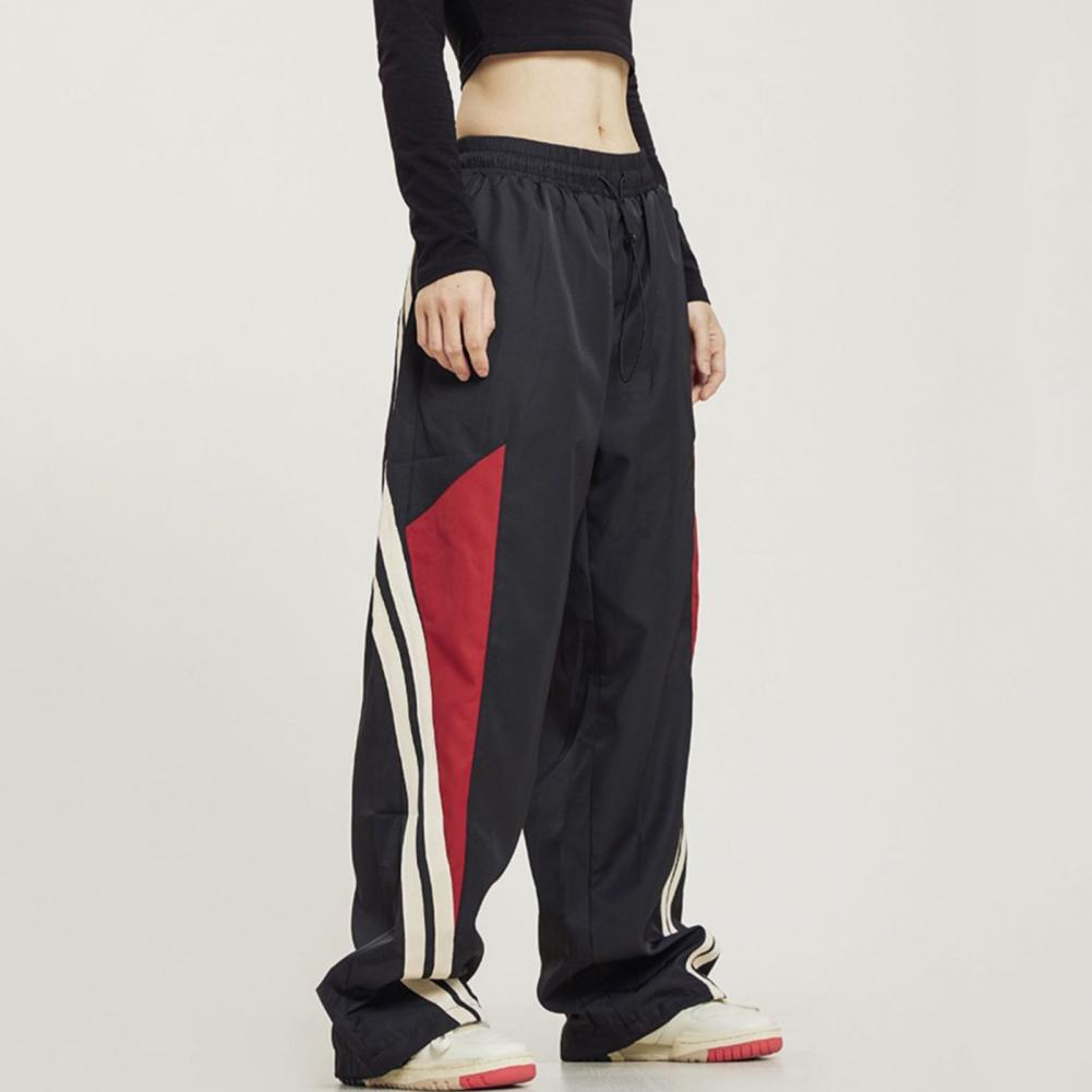 Women's Trackpants with Contrast Side Panels | Baggy Wide Leg