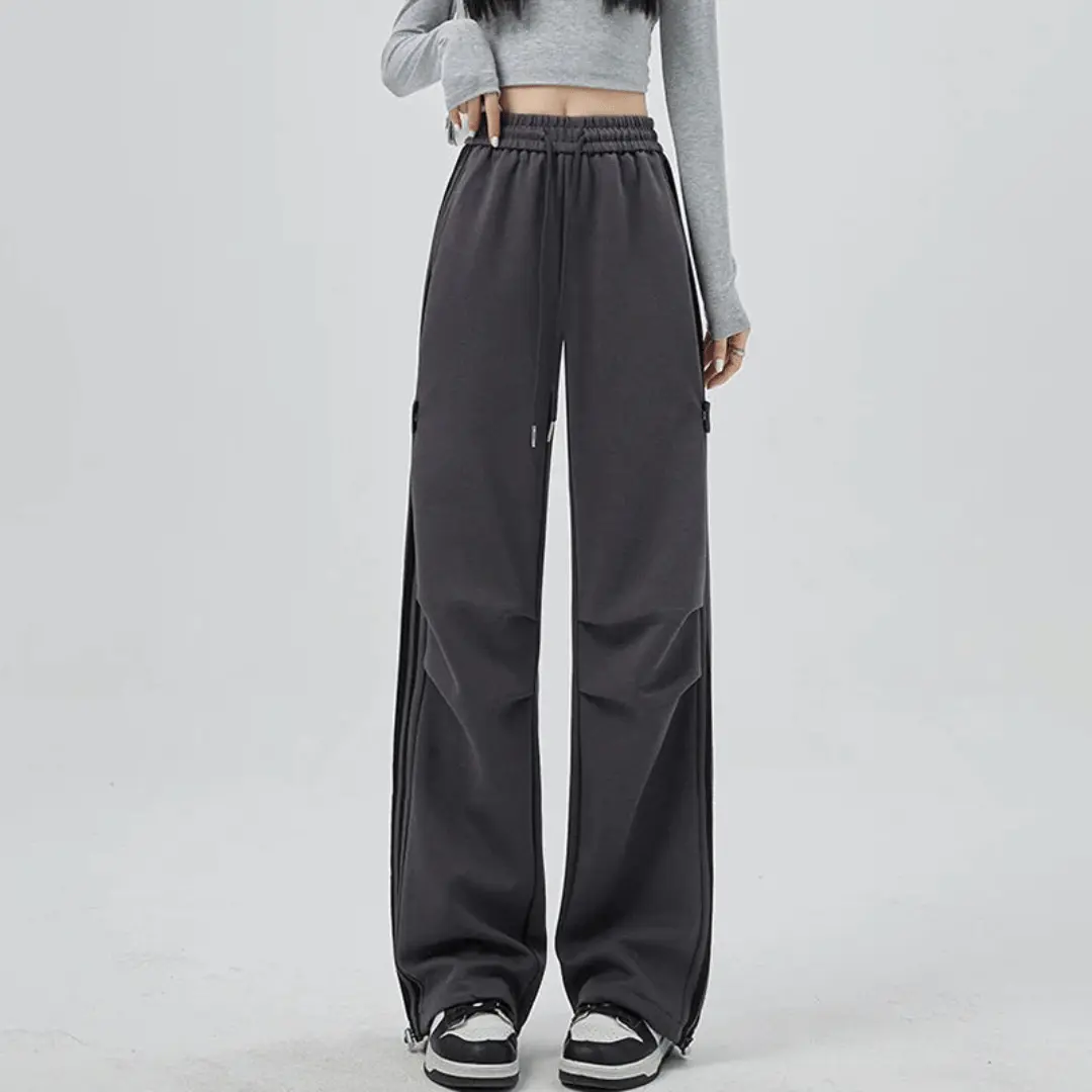 Women's Trackpants with Drawstring Waist | Wide Leg