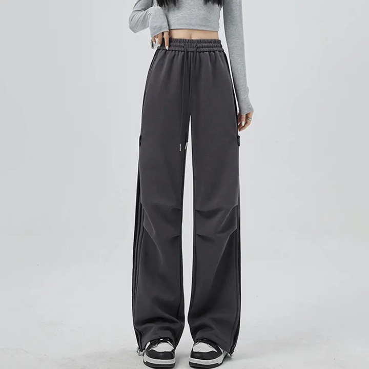 Women's Trackpants with Drawstring Waist | Wide Leg