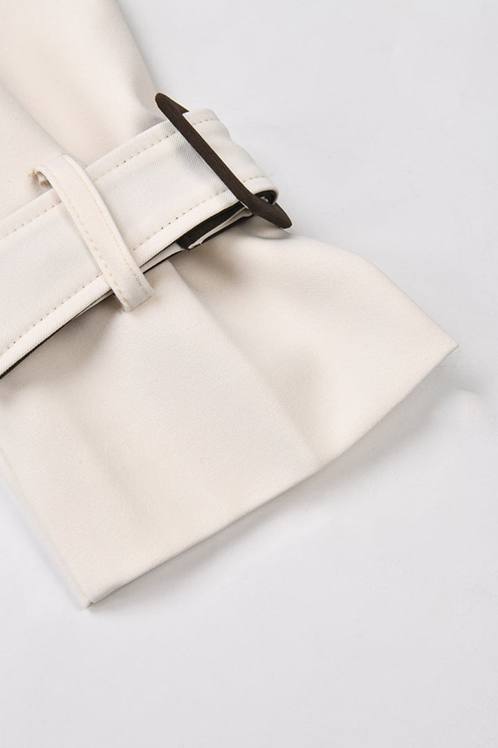 Women's Trench Coat Belted Longline Style | Elegant