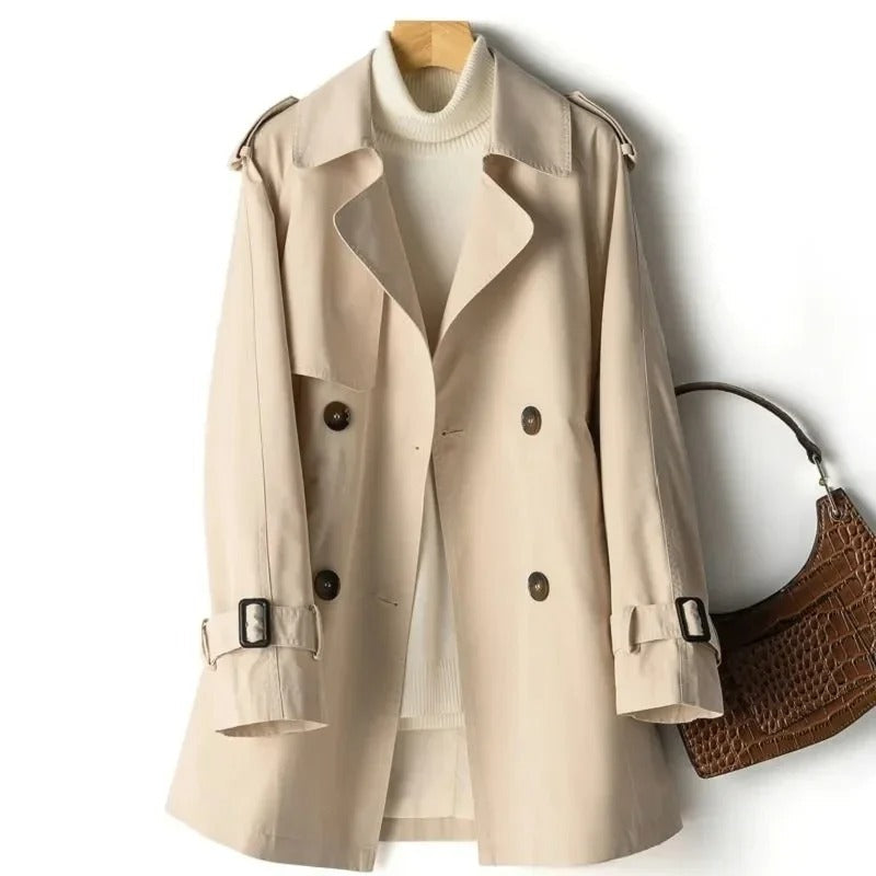 Women's Trench Coat Double Breasted | Casual