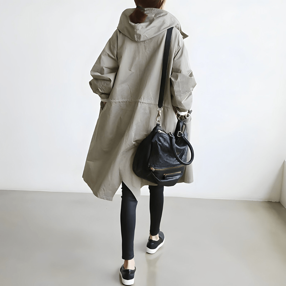 Women’s Trench Jacket With Hood | Long