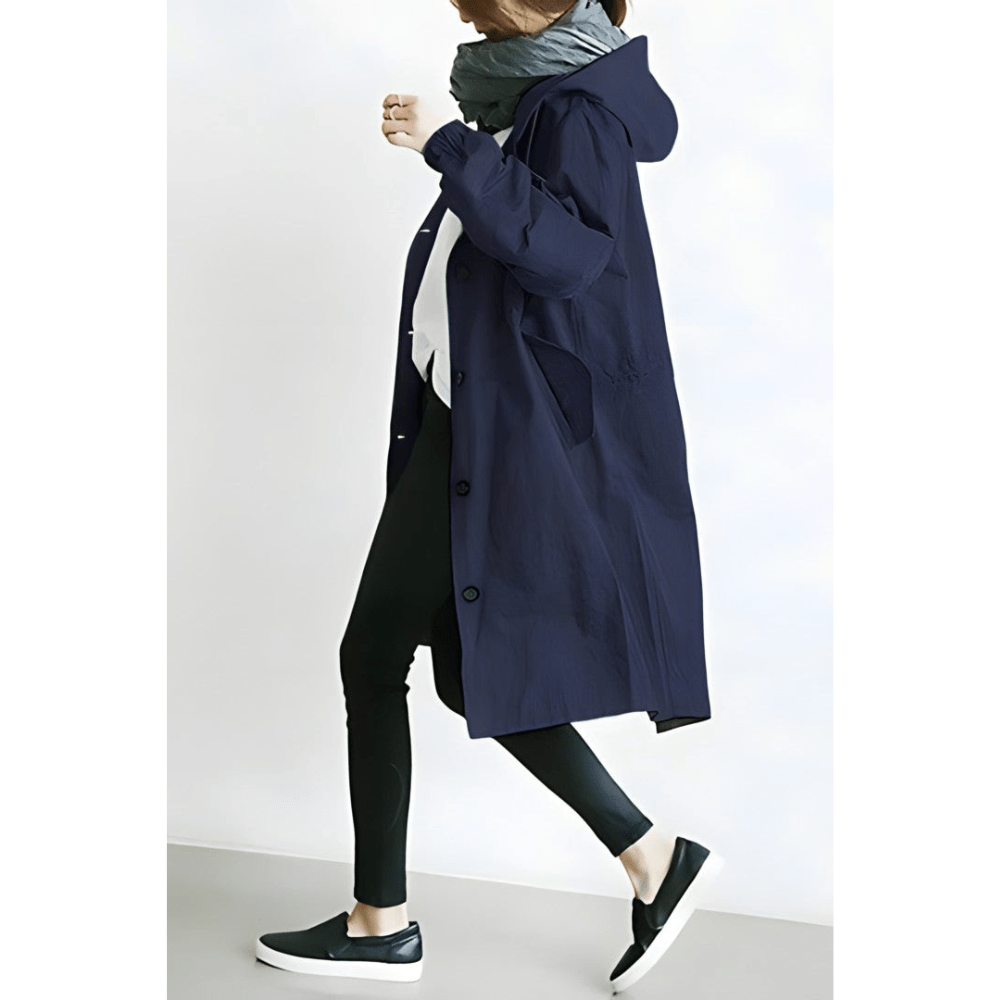 Women’s Trench Jacket With Hood | Long