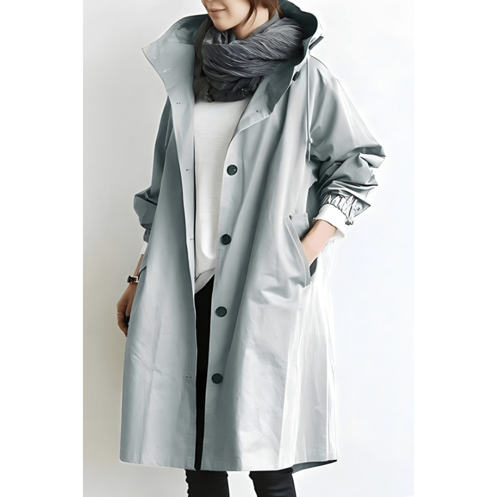 Women’s Trench Jacket With Hood | Long