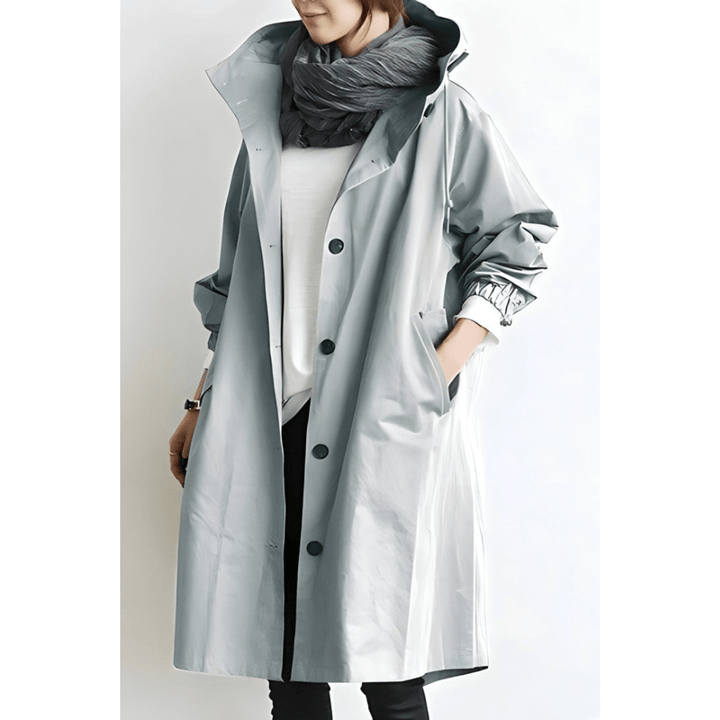 Women’s Trench Jacket With Hood | Long