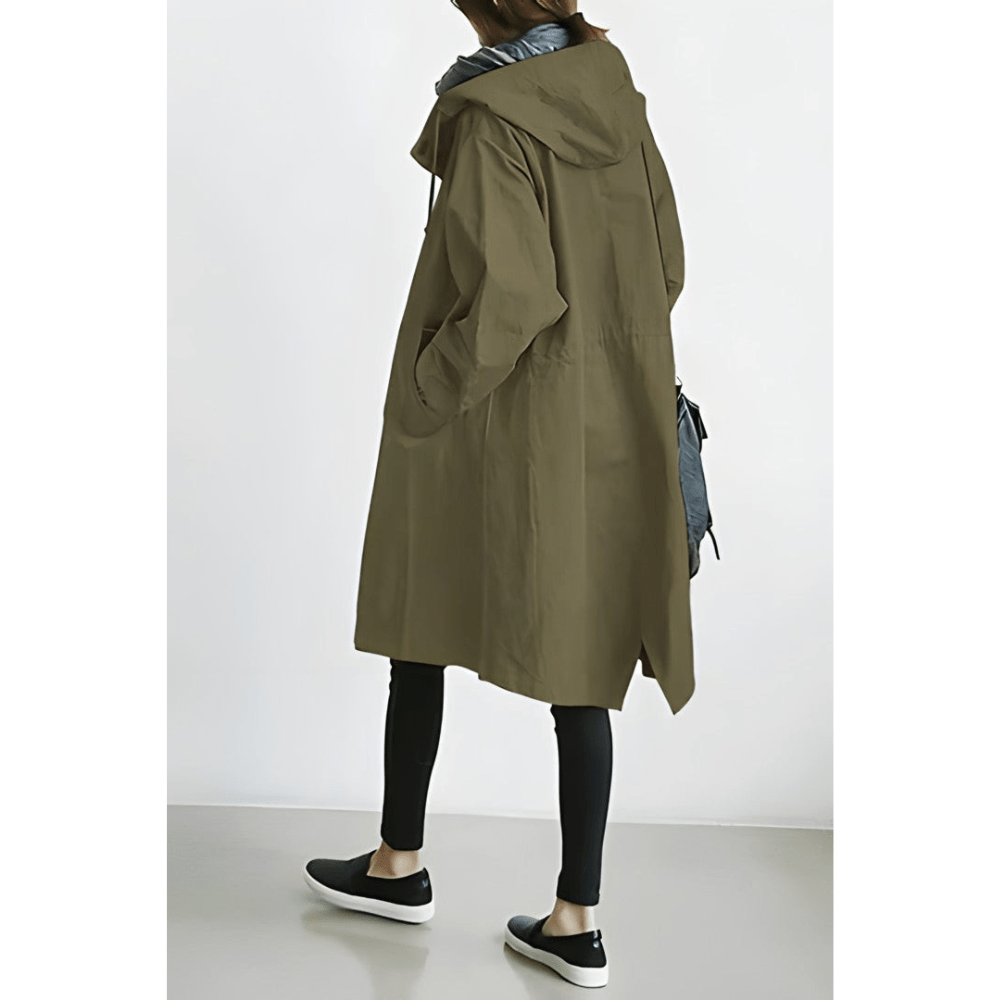 Women’s Trench Jacket With Hood | Long