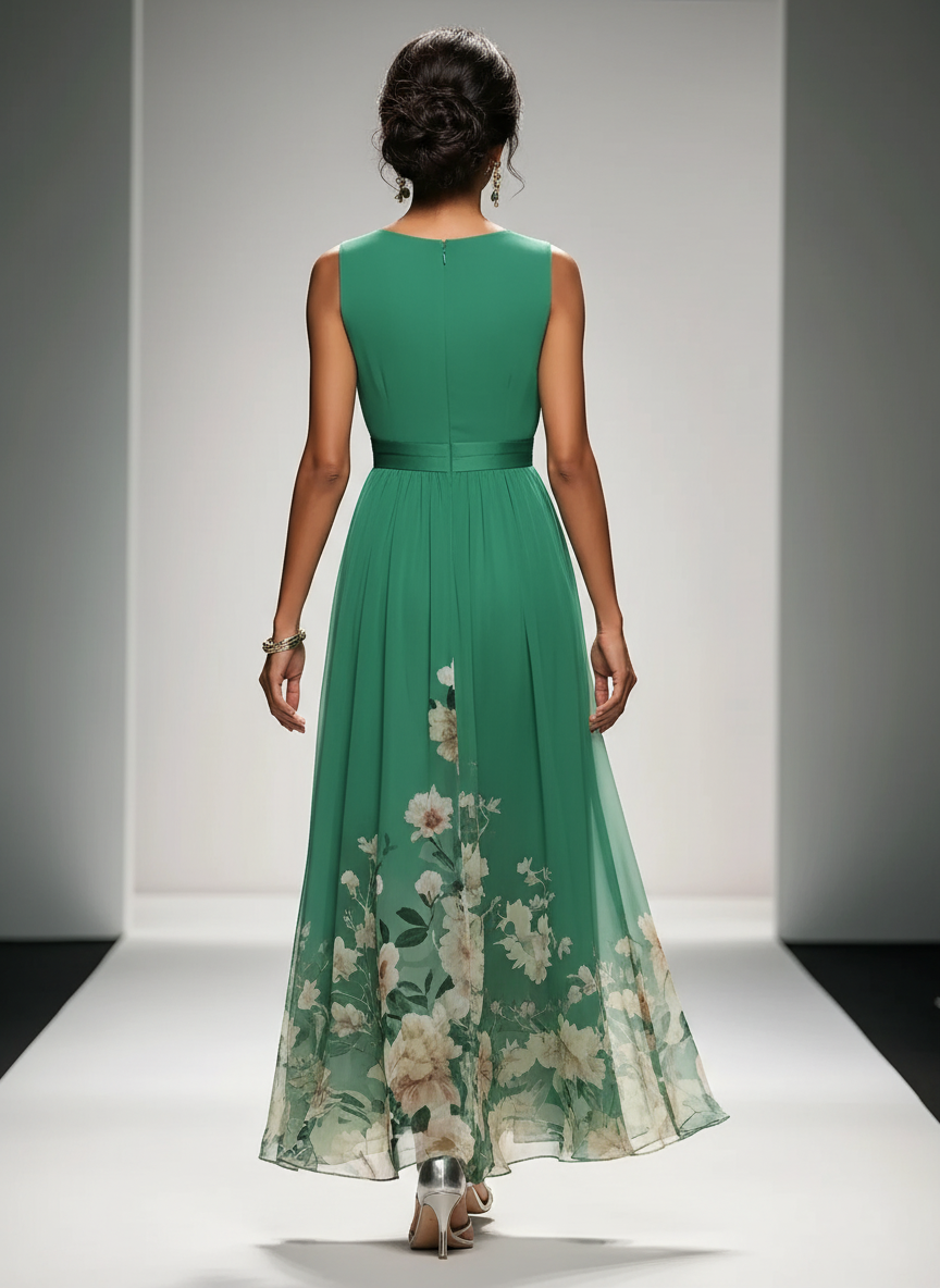 Women's Wedding Guest Dress V-Neck Floral | Maxi