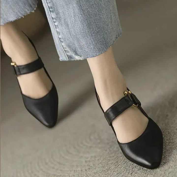 Women's Wedding Shoes Pointed Toe Block Heel | Slingback