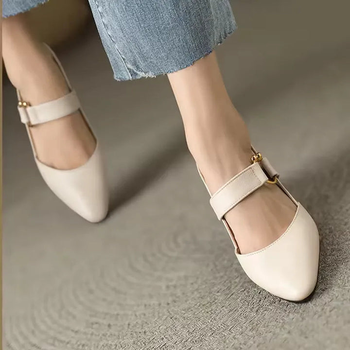 Women's Wedding Shoes Pointed Toe Block Heel | Slingback