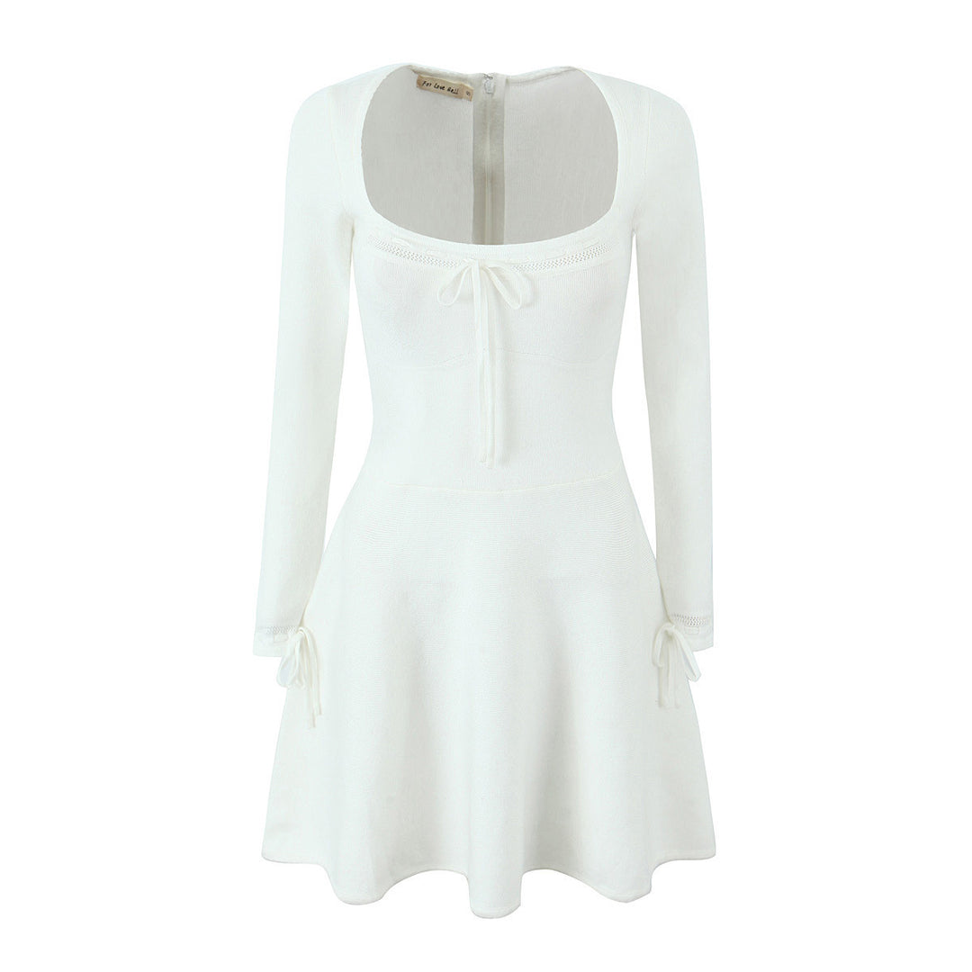 Women's White Dress Long Sleeve Mini | Casual