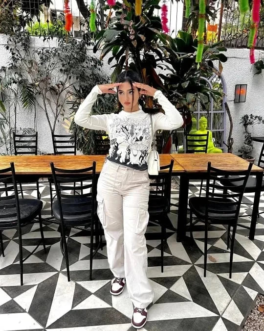 Women's Wide Leg Cargo Pants | Baggy Fit