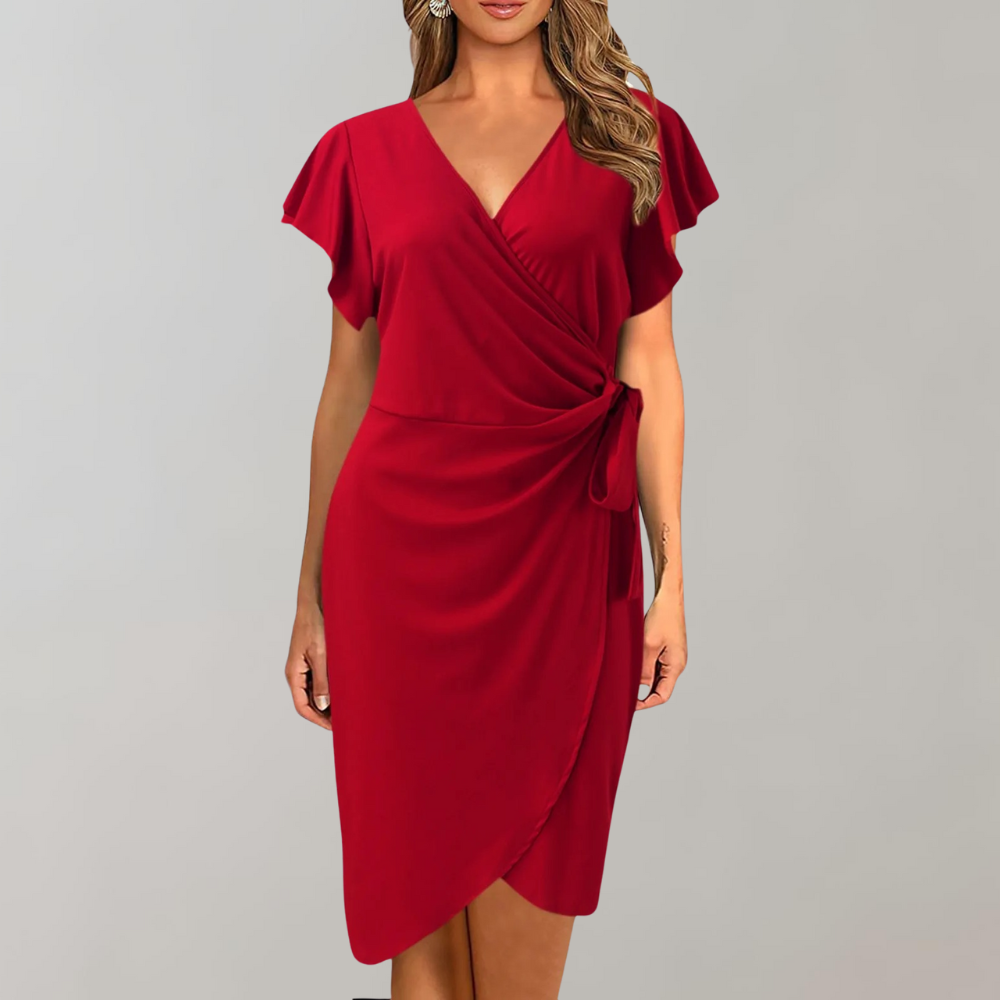 Women's Work Dress Wrap Midi | Formal