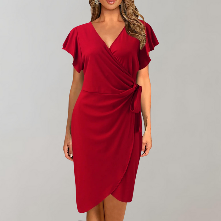Women's Work Dress Wrap Midi | Formal