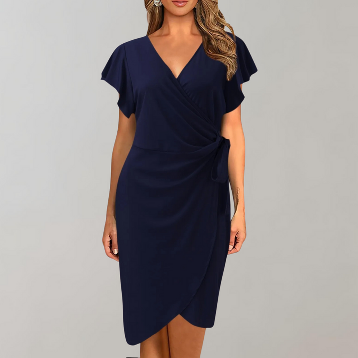 Women's Work Dress Wrap Midi | Formal