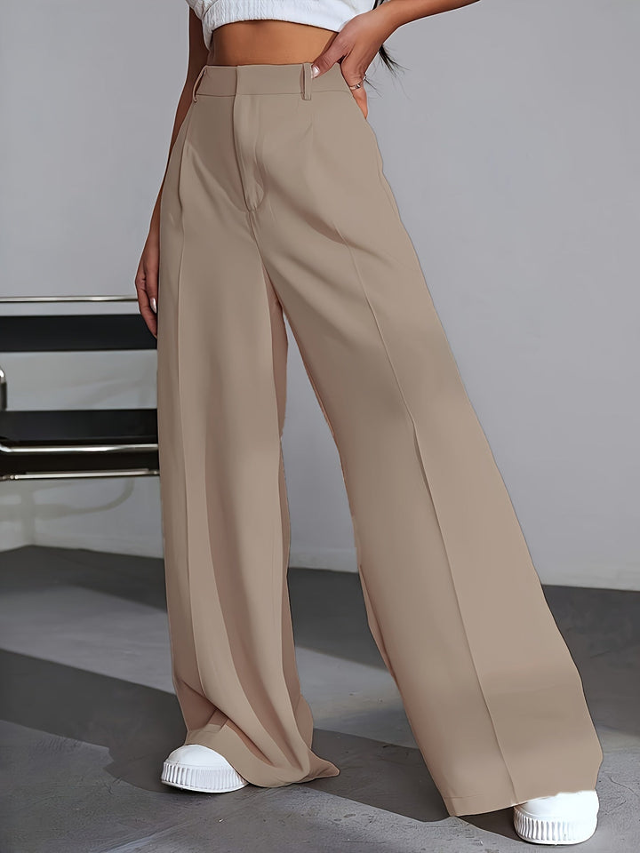Women's Work Pants Wide Leg | High Waist