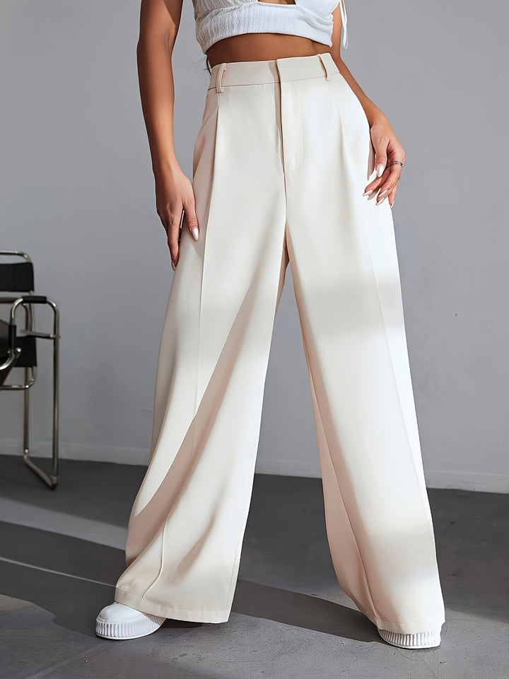 Women's Work Pants Wide Leg | High Waist
