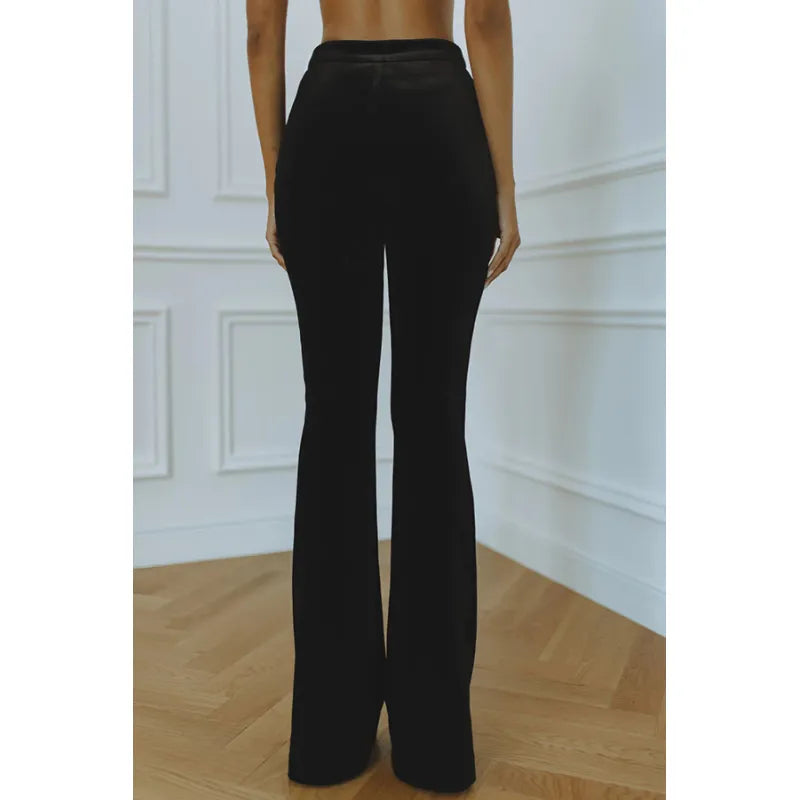 Women's Workwear Co-Ord Blazer Flare Trouser Set | Two Piece