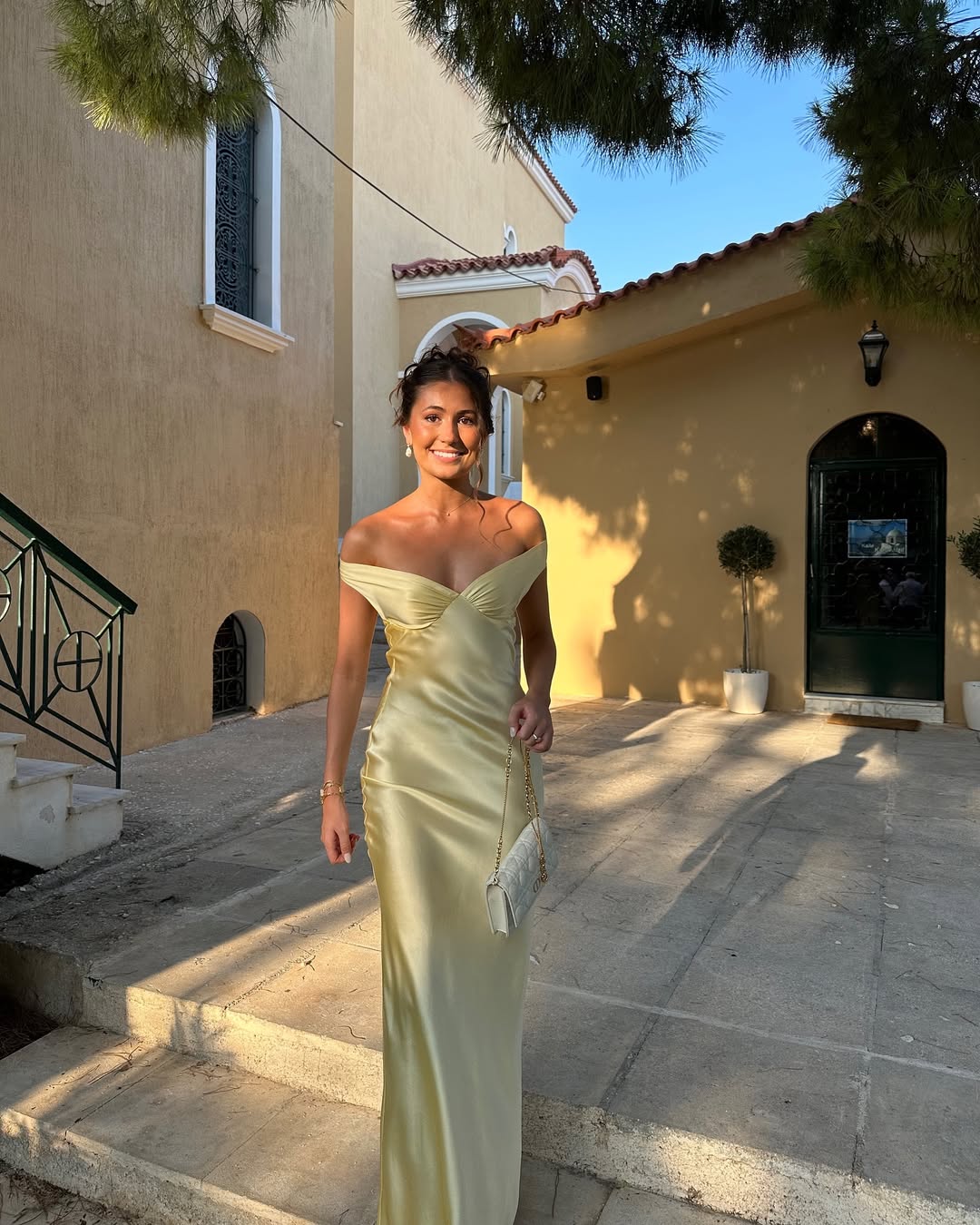 Women’s Yellow Dress Maxi | Evening