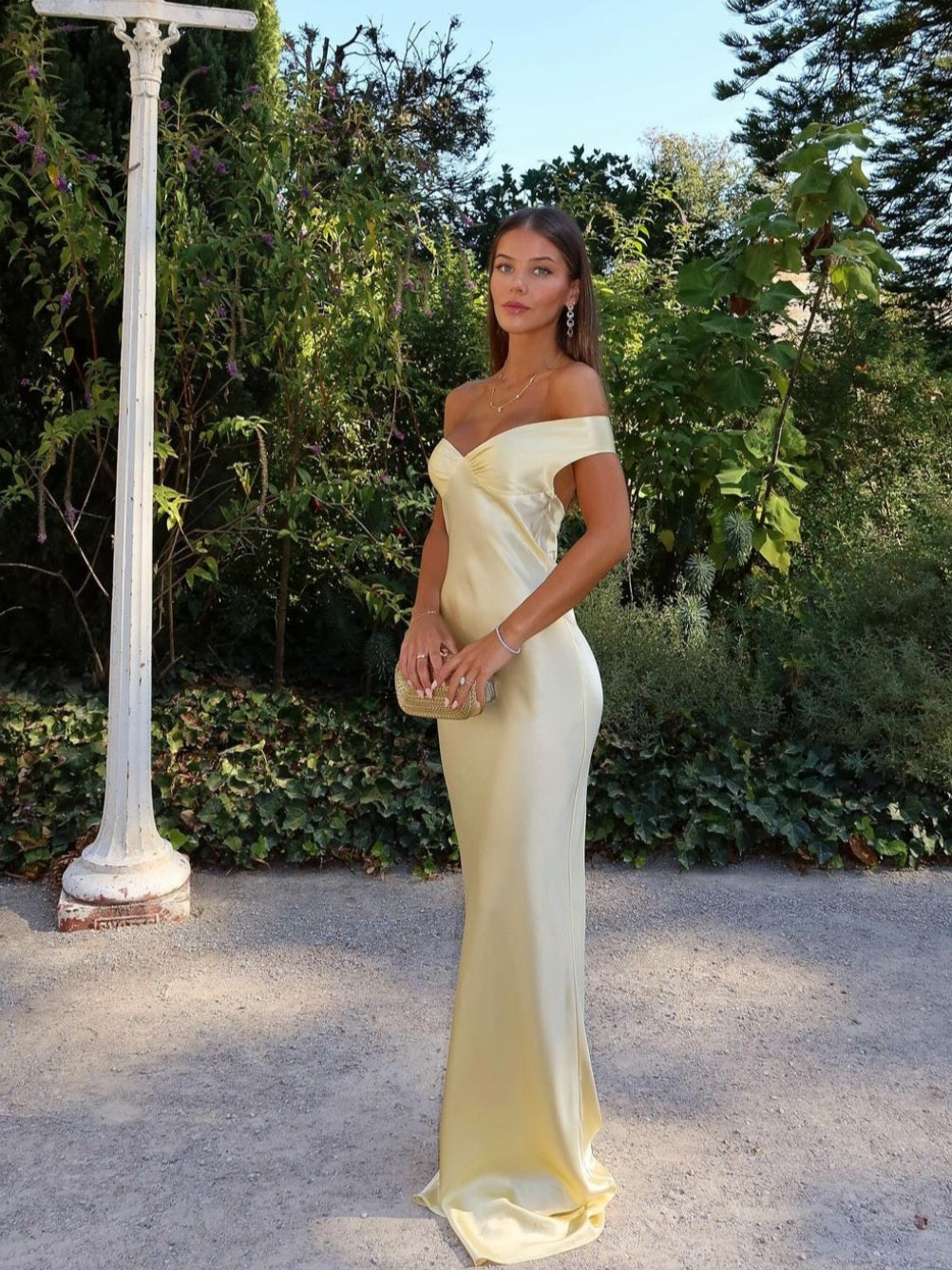 Women’s Yellow Dress Maxi | Evening