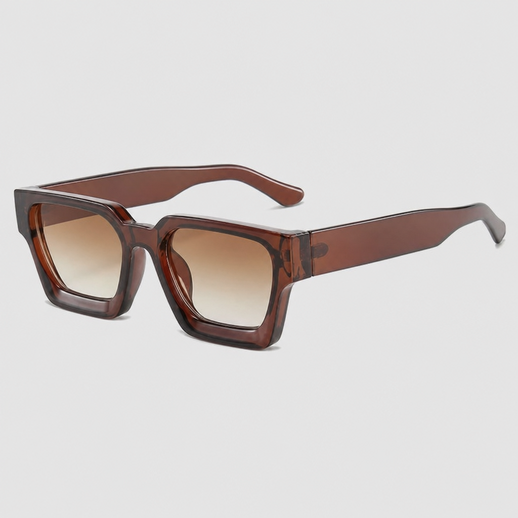 Chunky Square Sunglasses with Tinted Lens | Retro