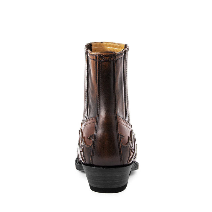 Cowboy Boots Men's Ankle Western | Pointed Toe