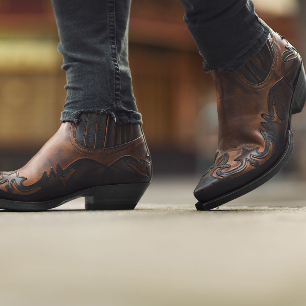 Cowboy Boots Men's Ankle Western | Pointed Toe