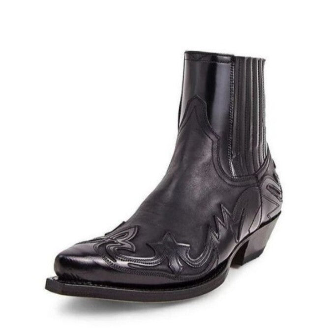 Cowboy Boots Men's Ankle Western | Pointed Toe