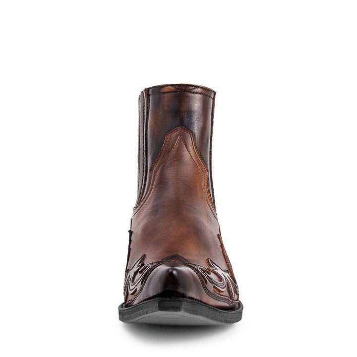 Cowboy Boots Men's Ankle Western | Pointed Toe