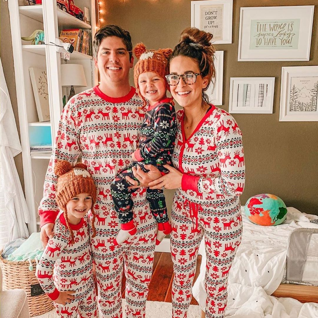 Family Matching Christmas Pyjamas 2 Piece Set | Reindeer Print