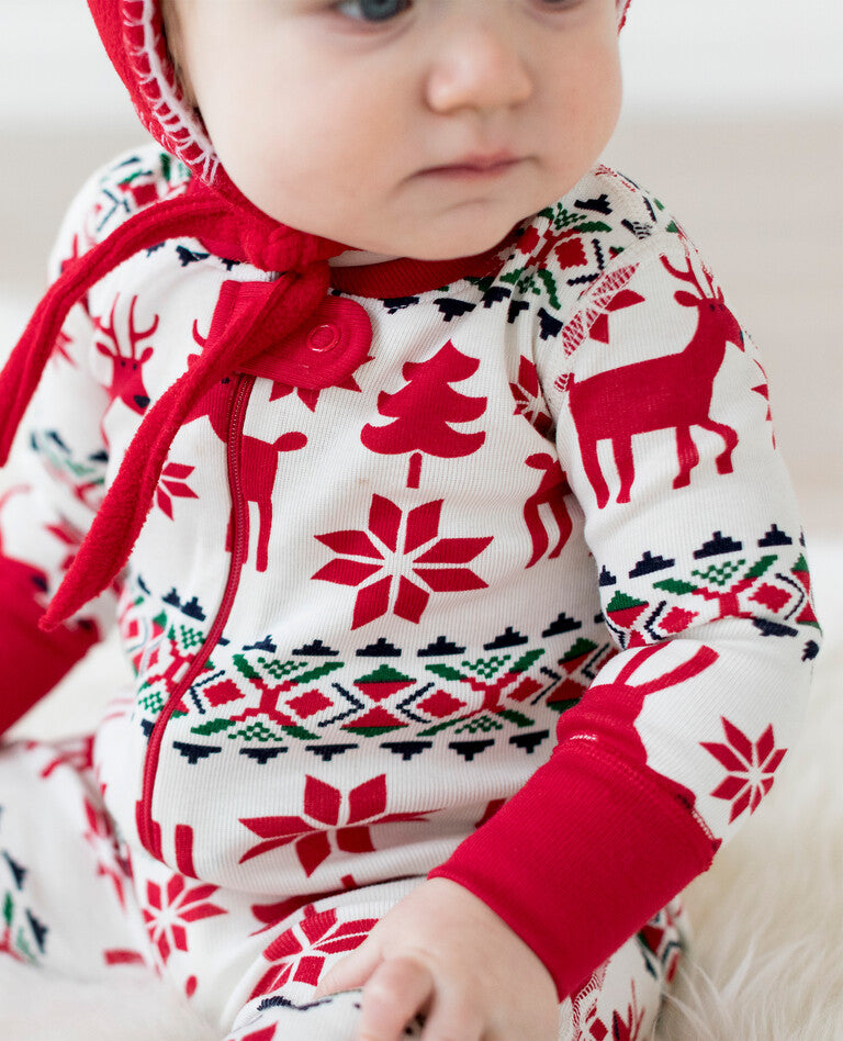 Family Matching Christmas Pyjamas 2 Piece Set | Reindeer Print